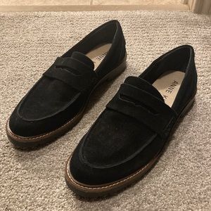 Ann Klein Emmylou black Suede loafer 9.5M